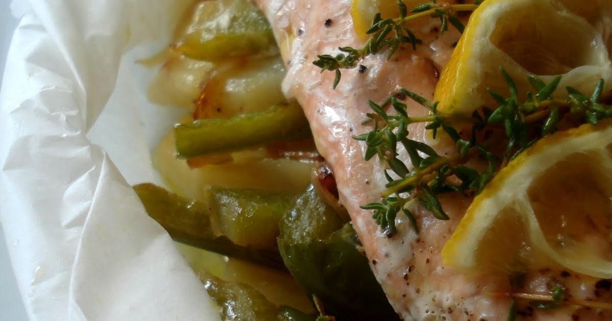 Cocinándotelo PAPILLOTE AROMÁTICO DE SALMÓN AL MICROONDAS