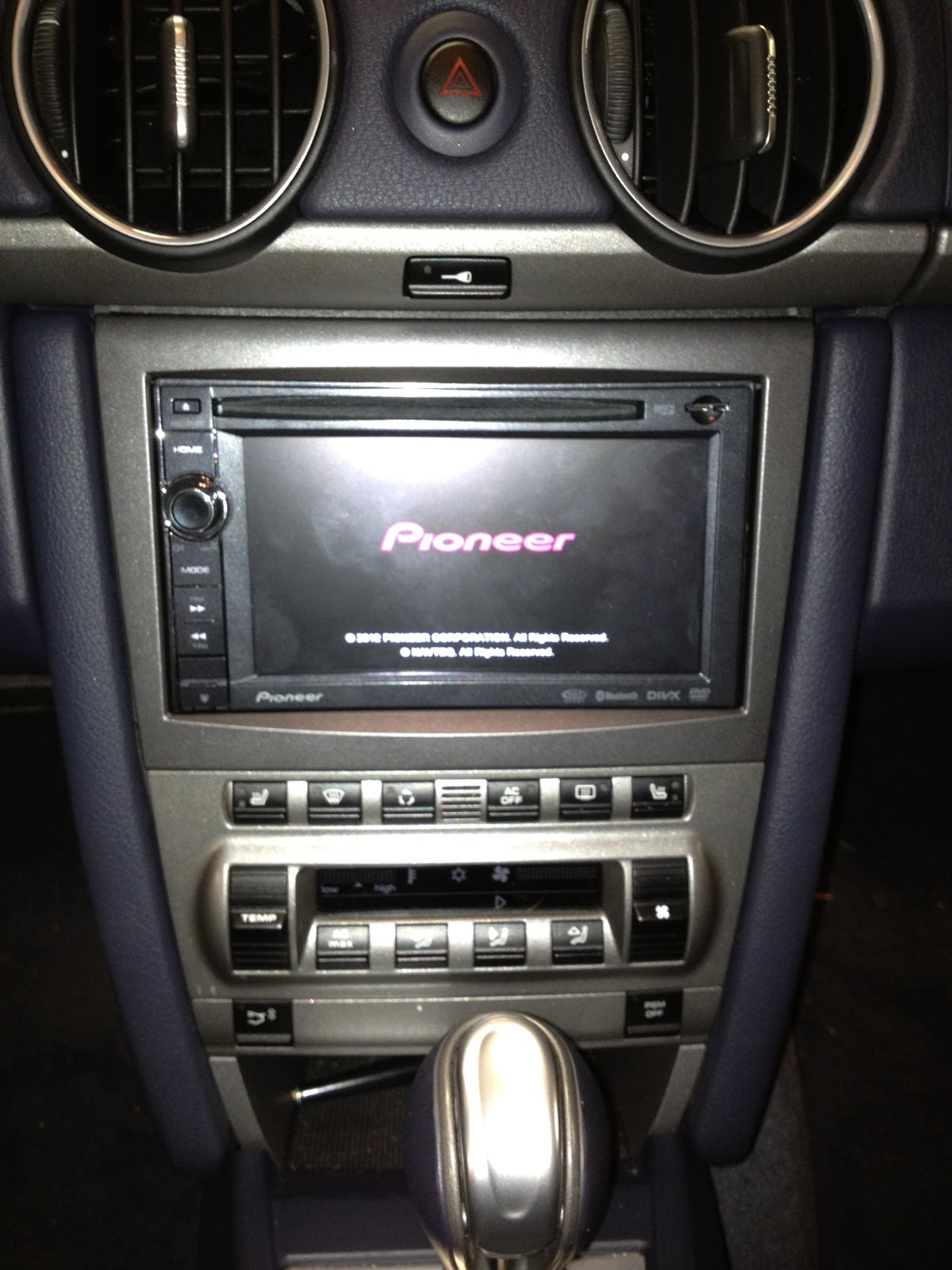 Hurleys Auto Audio Porsche Cayman for Pioneer AVICX940BT in dash