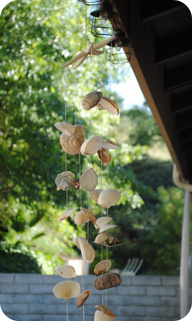 sea shell wind chime tutorial
