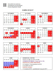 Calendari Escolar 2016-17