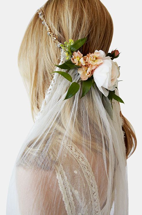 Chimakadharoka Wedding Hairstyles With Flowers And Veil