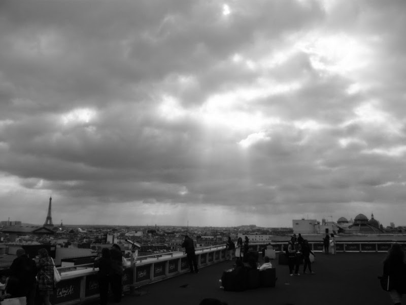 Vue panoramique de Paris - Galeries Lafayette Haussmann