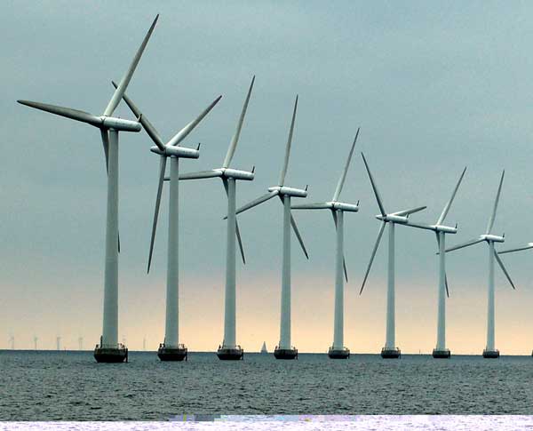 140.000 Turbin Angin Penghasil Listrik di Lepas Pantai