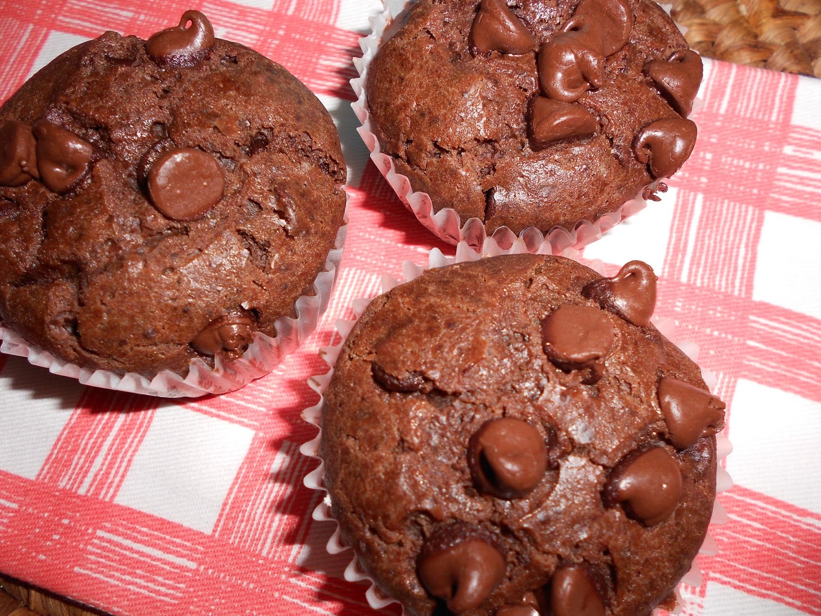Double Chocolate, Chocolate Chip Muffins Frugal Family Tree