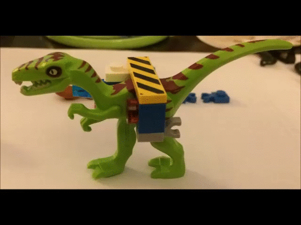 lego gallimimus trap