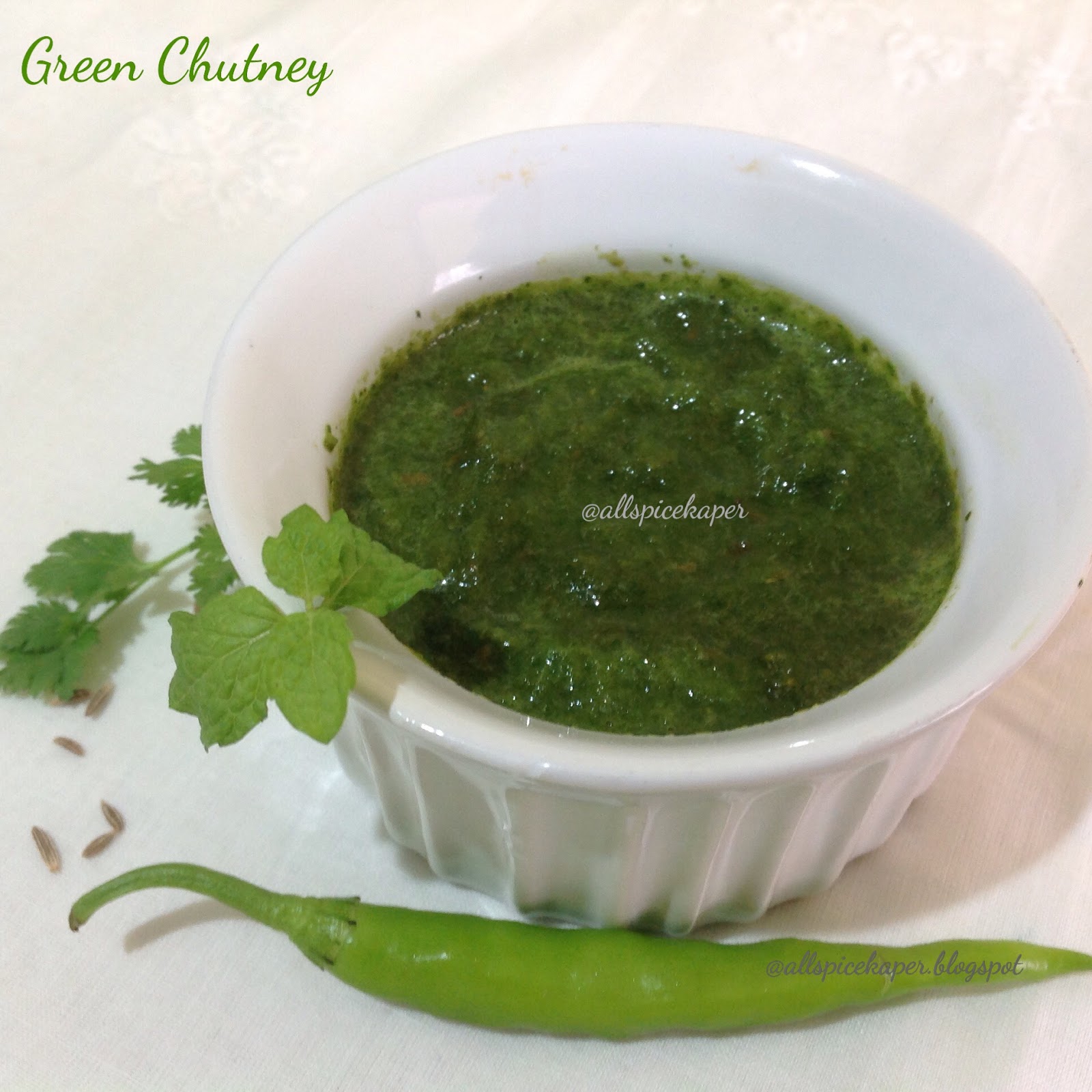 Allspice Green Chutney(Coriander & Mint)