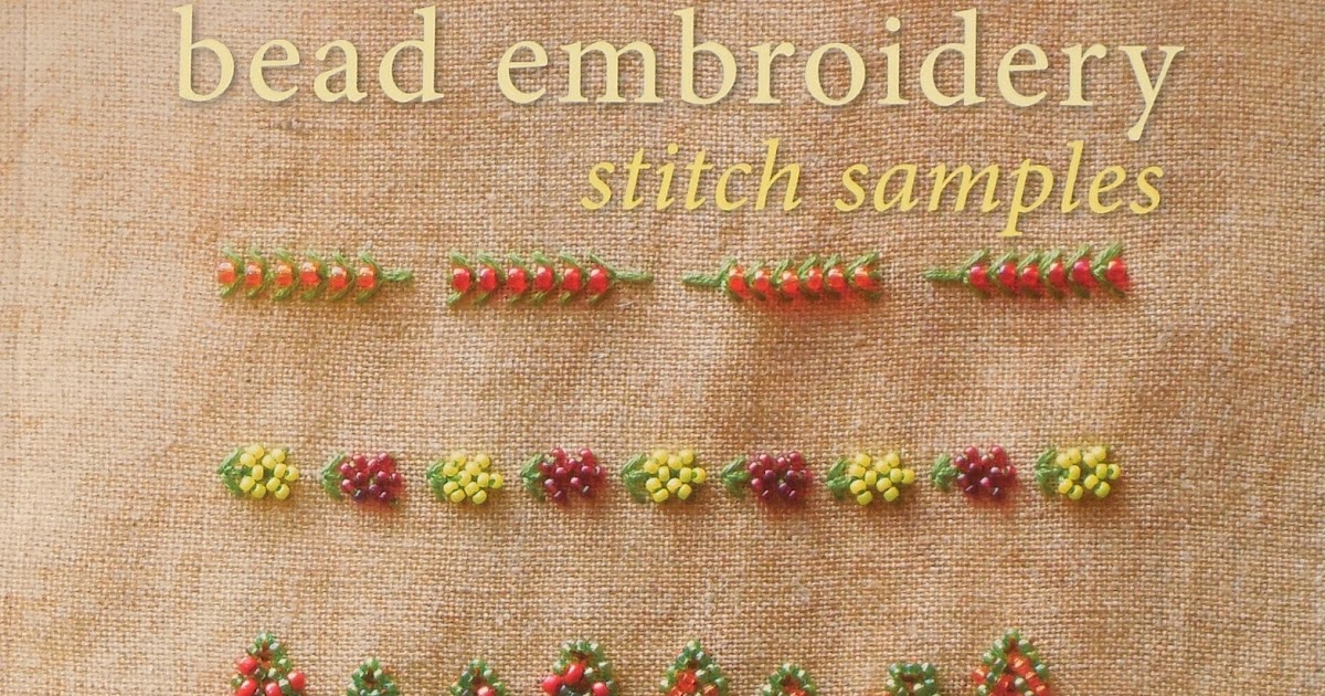 Black Squirrel Threads Book Report Bead Embroidery Stitch Samples