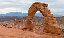 The Delicate Arch in Arches National Park,Utah, United States. The Delicate Arch in Arches National Park,Utah, United States.