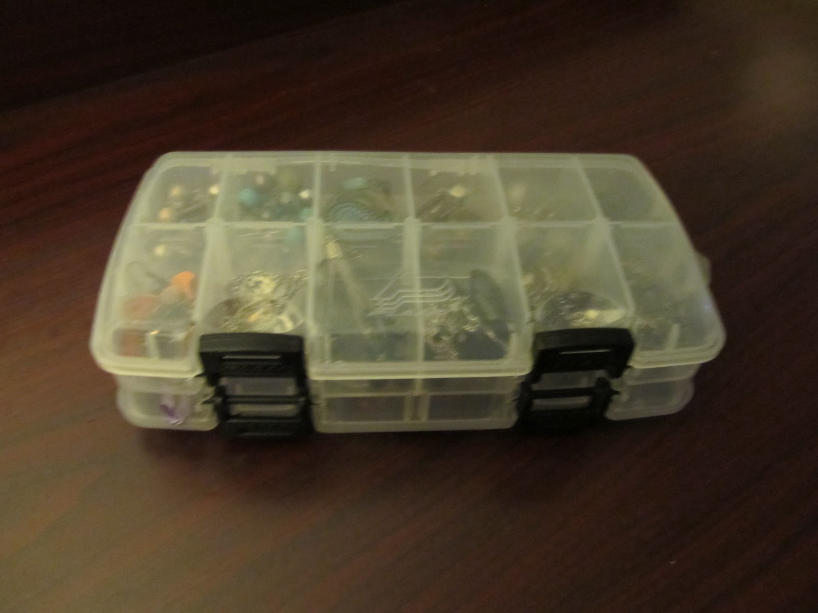 Chrystal's Corner Tackle Box Jewelry Organizer