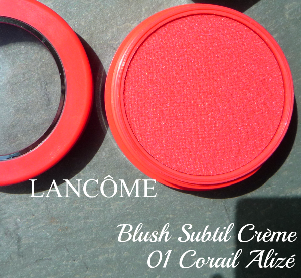 Lancôme Blush Subtil Crème in Corail Alizé coral cream blush