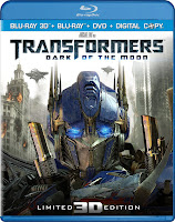 Transformers 3d Dvd