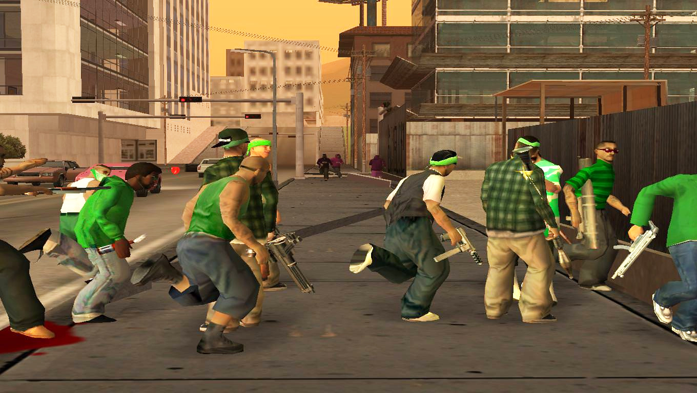 Códigos para criar gangues em todos lugares no jogo GTA: San
