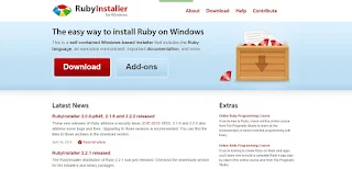 Cara install ruby di windows