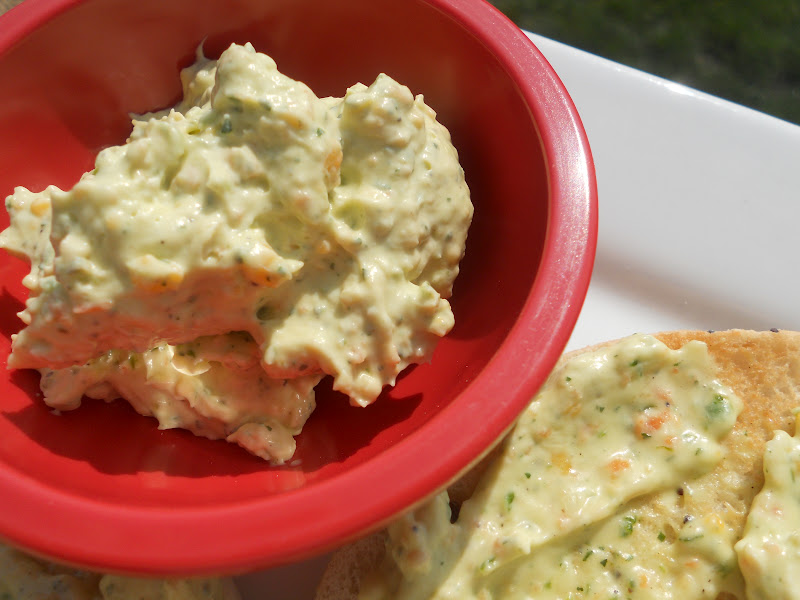Ally's Sweet and Savory Eats Veggie Cream Cheese Spread