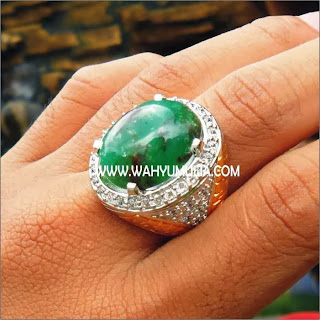 Jual Batu Permata akik hijau ijo garut green chalcedony gosok batu garut