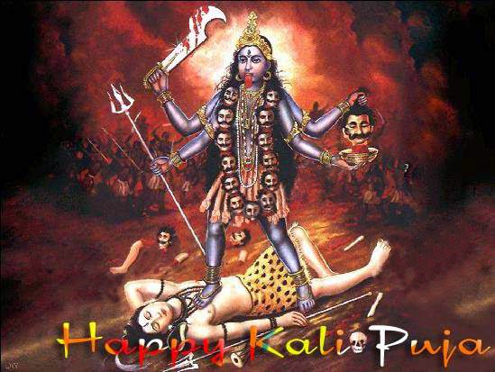 Significance of Kali Pooja in Bengal, Kali Puja in Diwali