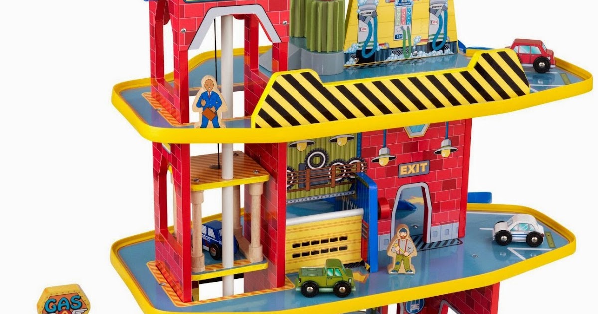 Kids Fun Kidkraft Deluxe Garage Set