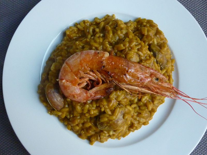 Charo y su Cocina RISOTTO A LA CREMA DE MARISCO (TRADICIONAL)
