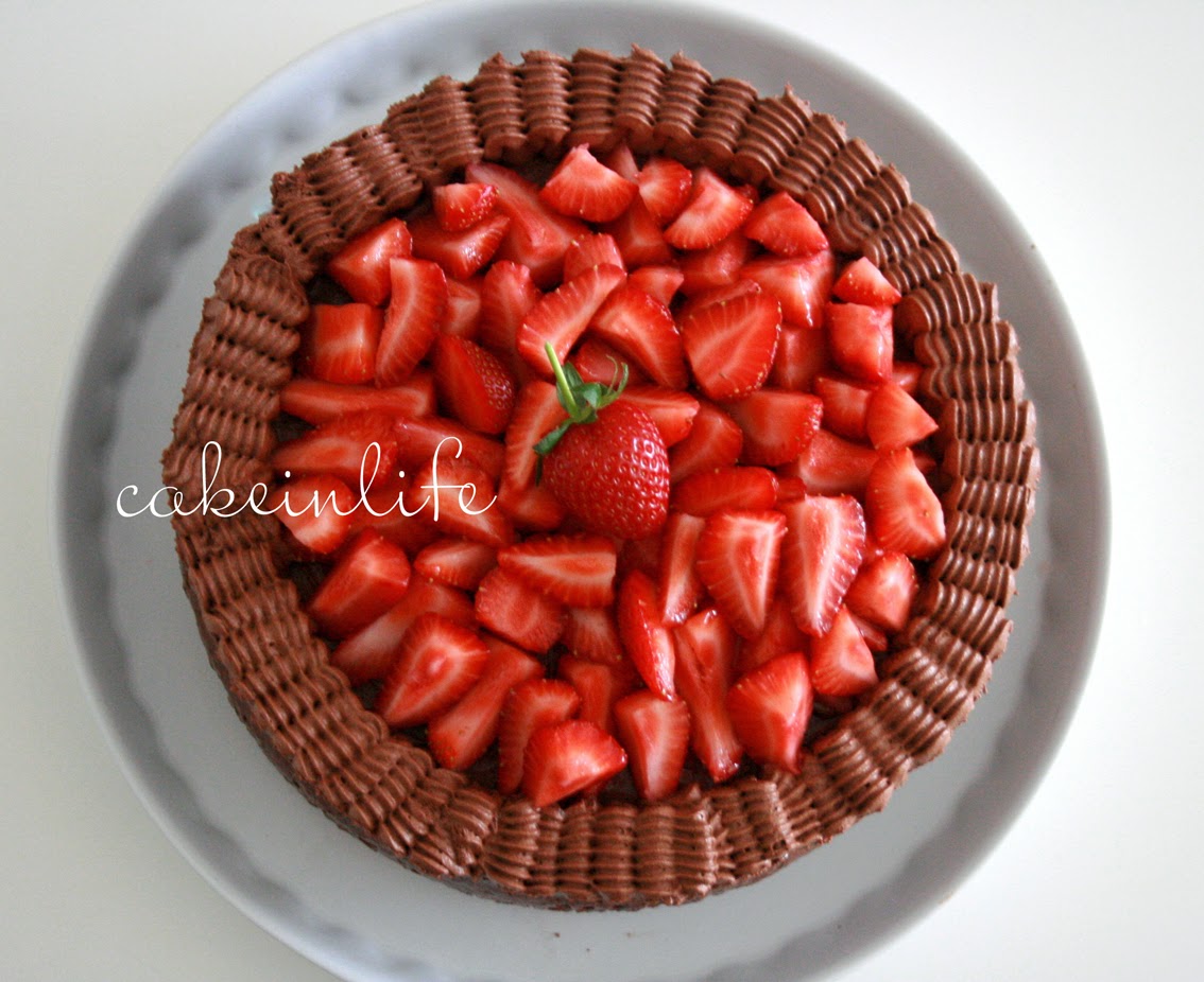 Cake In Life Kolay Pasta Cilekli Cikolatali Pasta