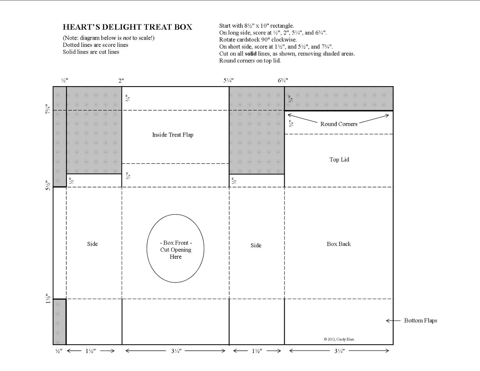 Heart's Delight Cards Love Note Treat Box Tutorial