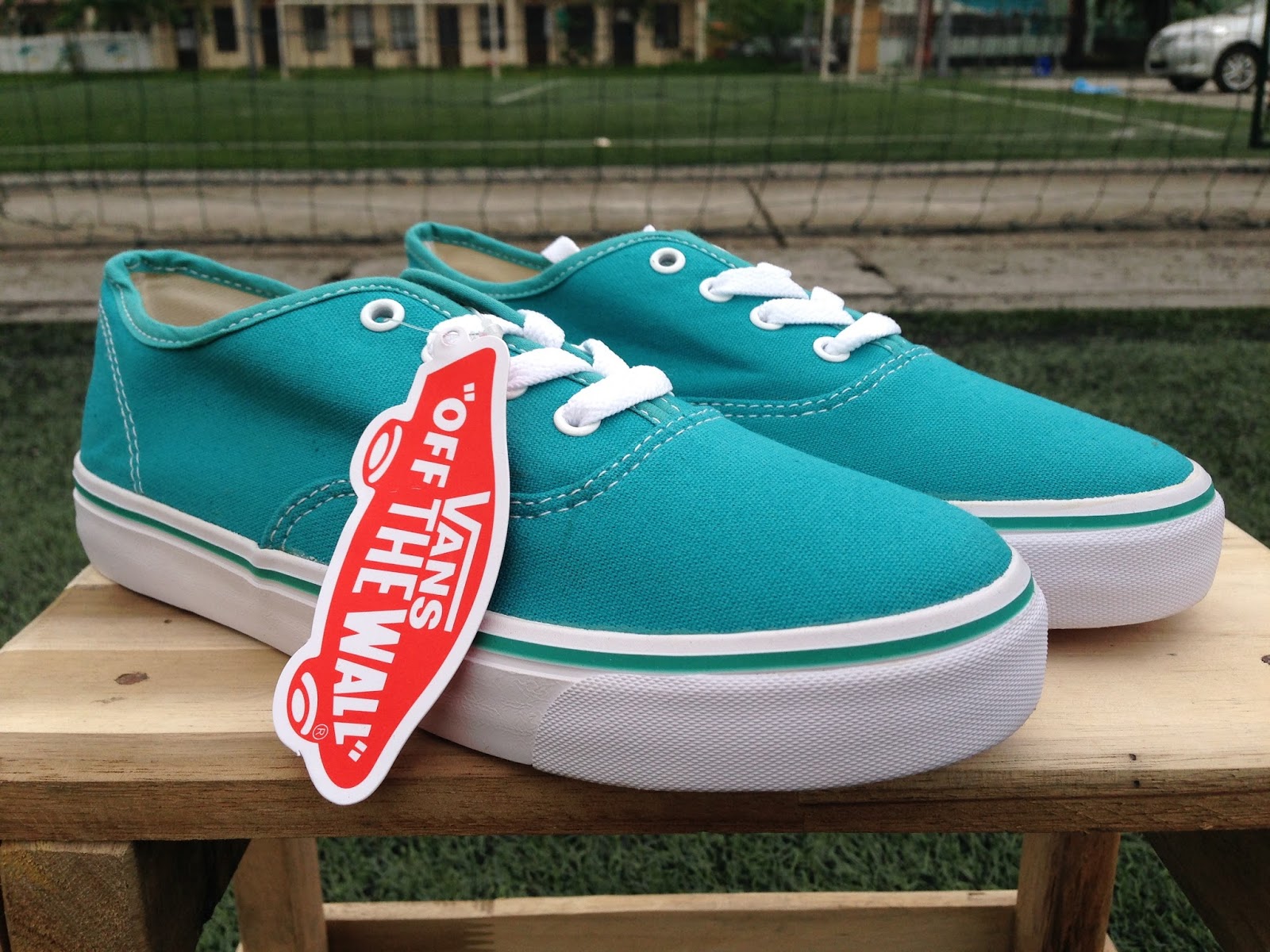 vans authentic xanh