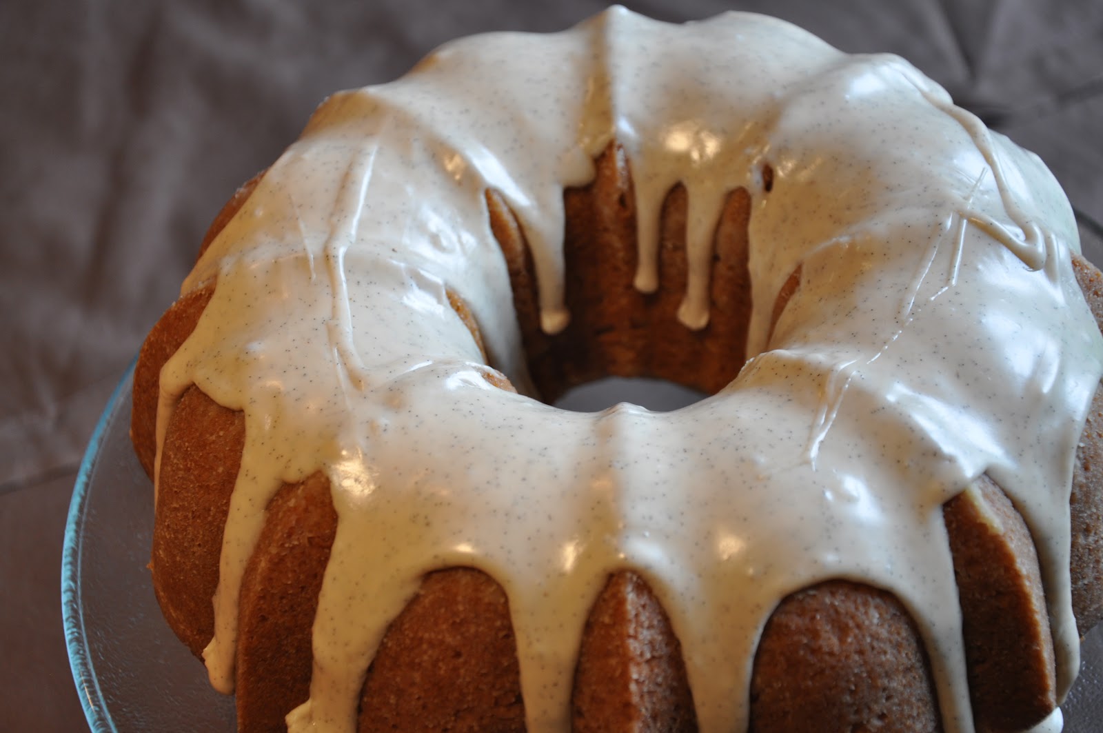 Elizabeth Ann's Recipe Box Vanilla Bean Bundt Cake with Vanilla Bean Glaze