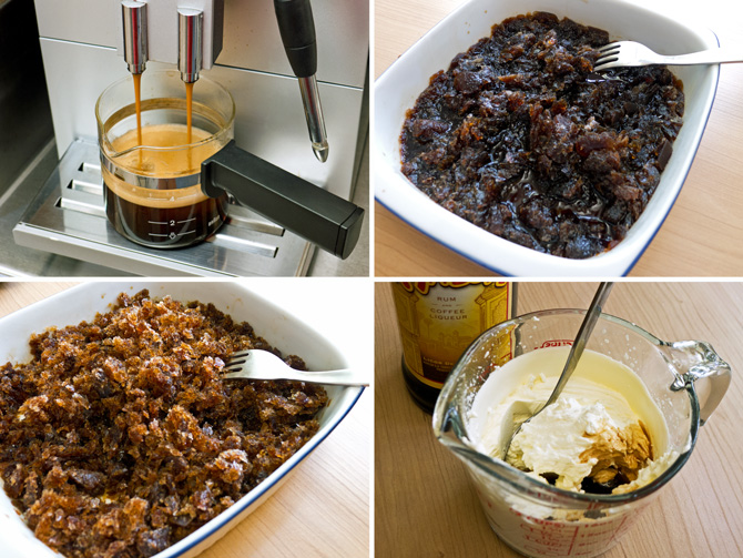 Cooking Weekends Coffee Granita with Kahlua Whipped Cream