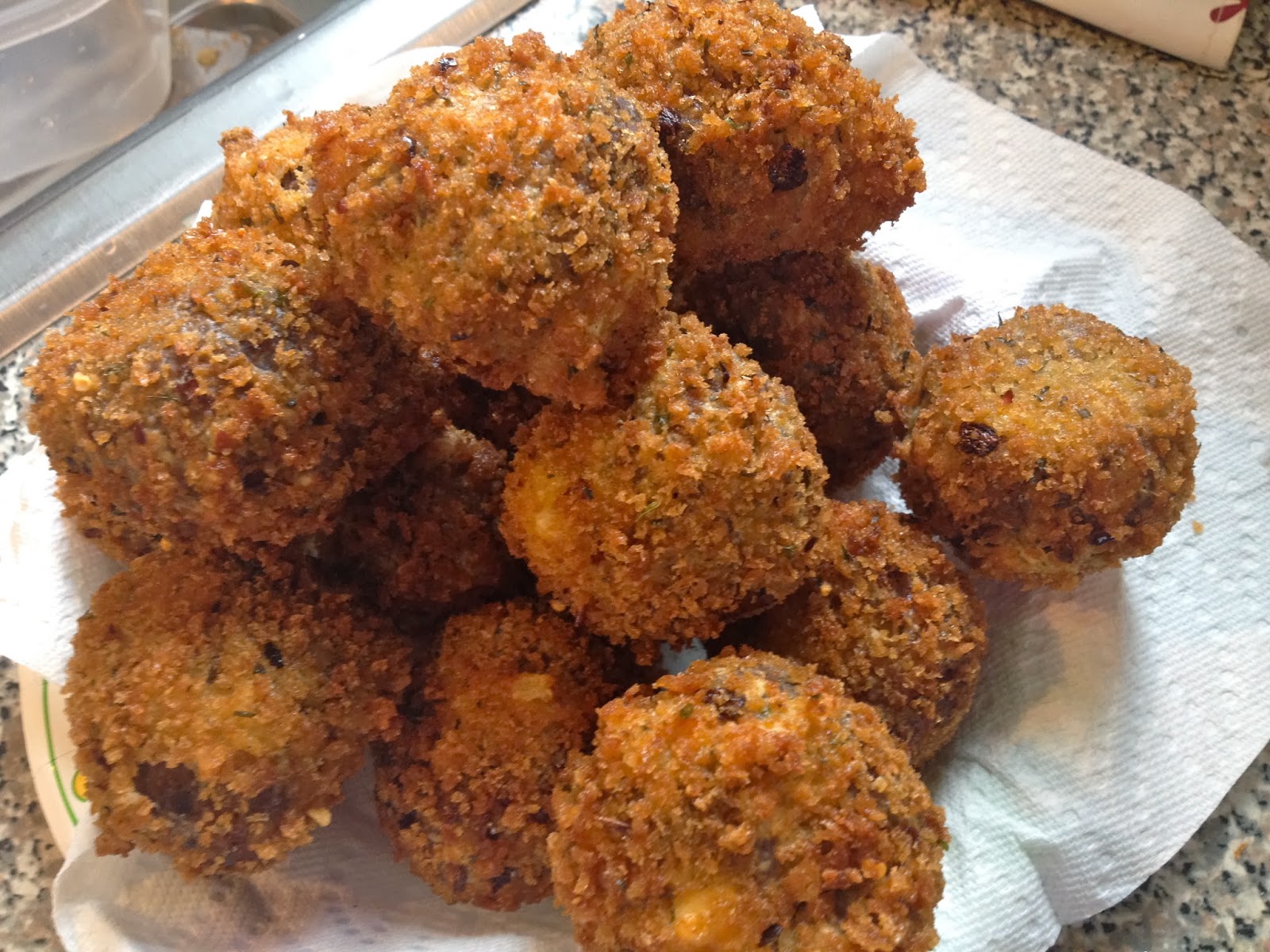 Kiss My Apron Fried Meatballs