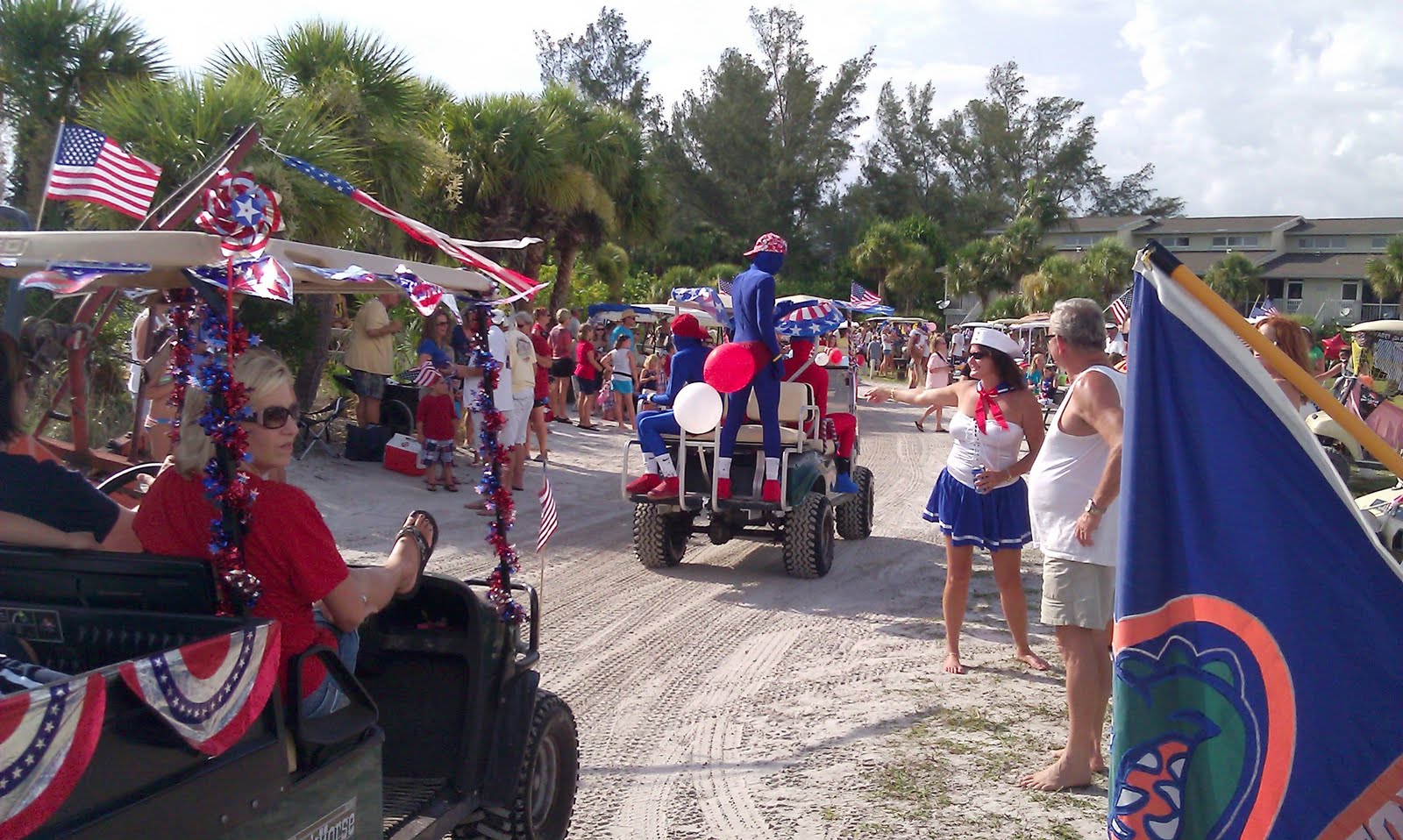 Little Gasparilla Island Hideaway Bay Beach Club Fourth Of July 2011 on Little Gasparilla Island