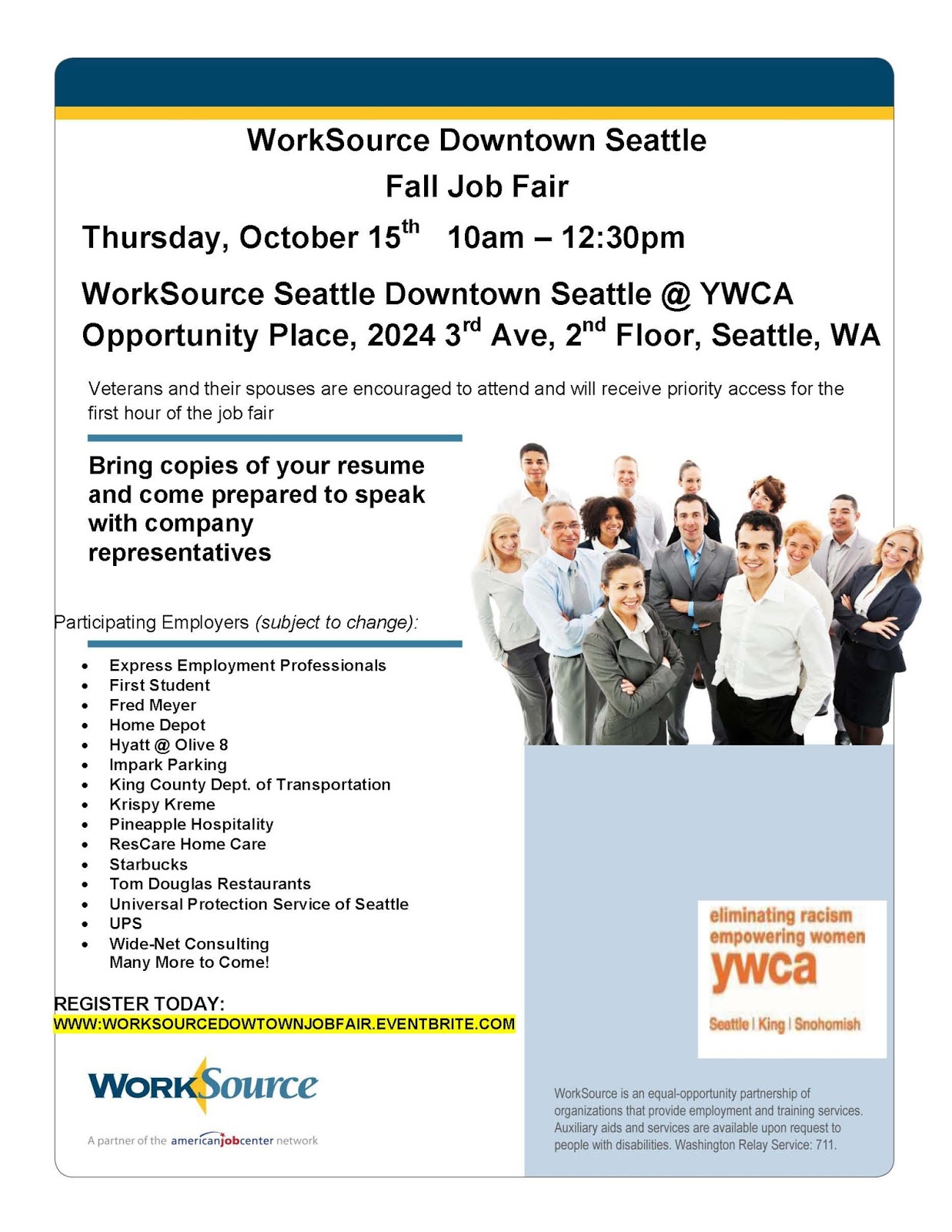 connectup 2015 bnsf company information flyer for job fair