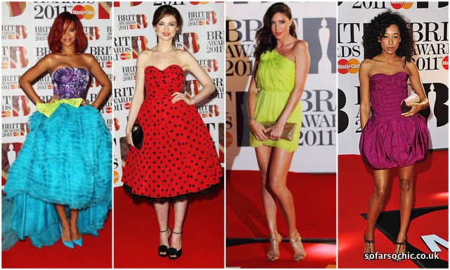 so far so chic: BRITs Outfits: Best of a Bad Bunch