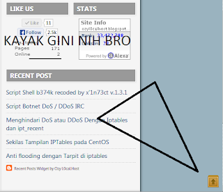 Back To Top Dengan JQuery - Back To Top Widget With JQuery Back To Top Dengan JQuery - Back To Top Widget With JQuery