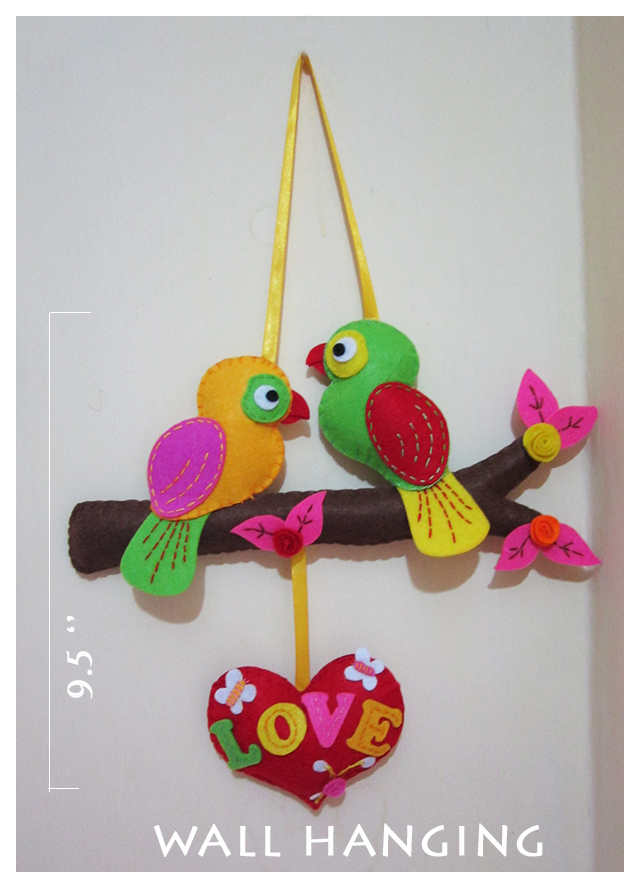 Creative Academy Bangalore Love Birds Wall Hangings