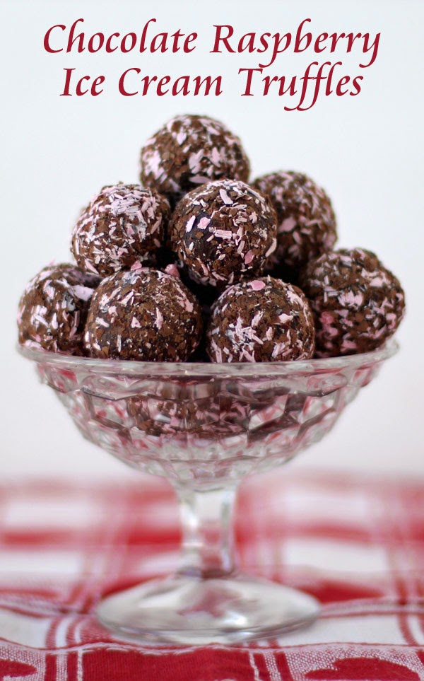 Chocolate Raspberry Ice Cream Truffles Hungry Happenings