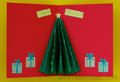 Christmas Card - Kusudama Tree