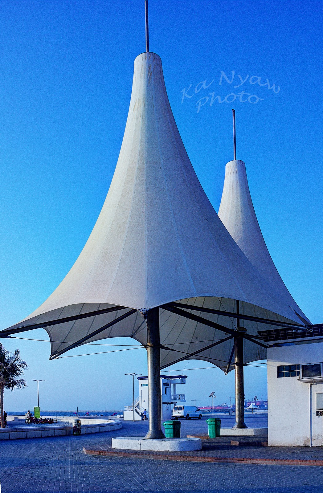 Scene Around Dubai Big Umbrella ,Jumeirah Open Beach,Dubai.