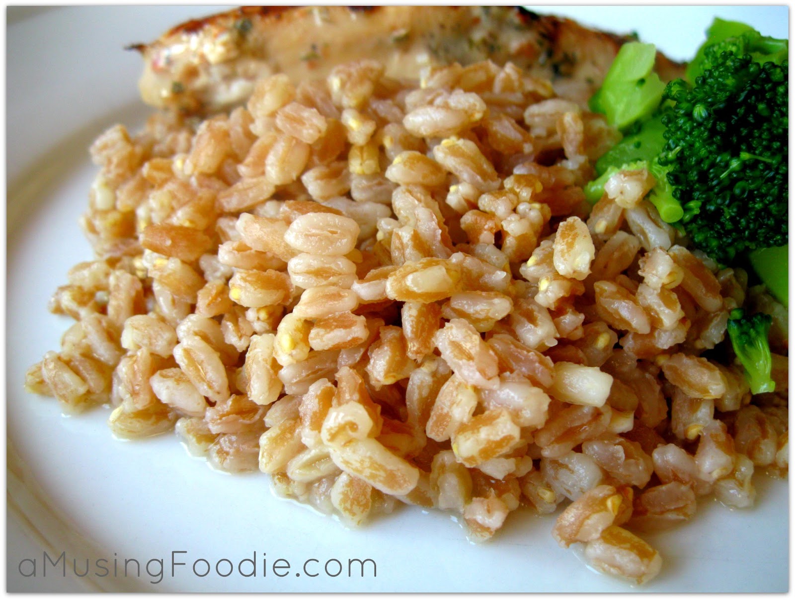 Savory Garlic Farro (a)Musing Foodie
