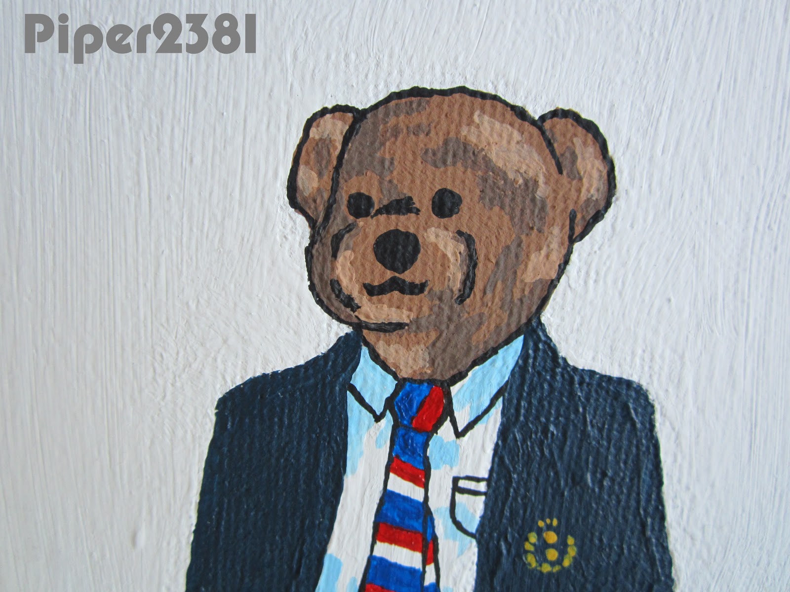 famous teddy bear paintings