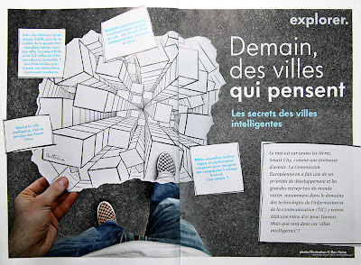Ben Heine art in Volkswagen Magazine - Belgium (October 2013)