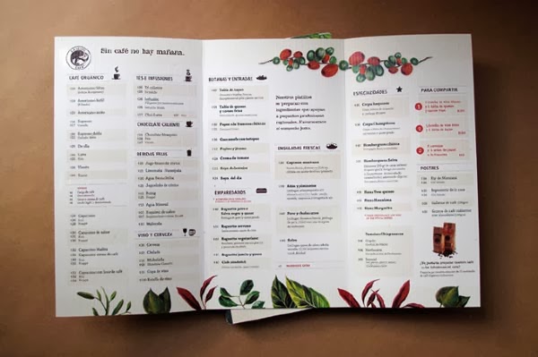 cafe menu design