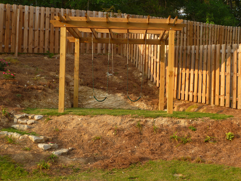 pergola swing set plans