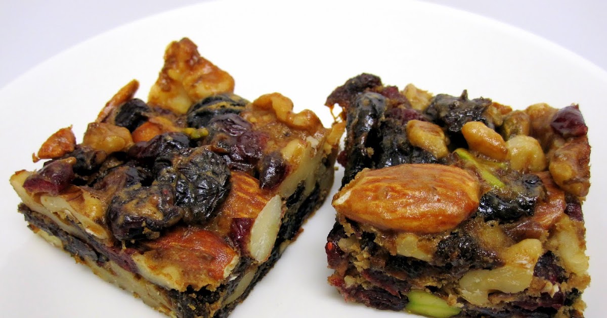 Magpie's Recipes Dairy Free Fruit & Nut Bars Quick and Easy one bowl