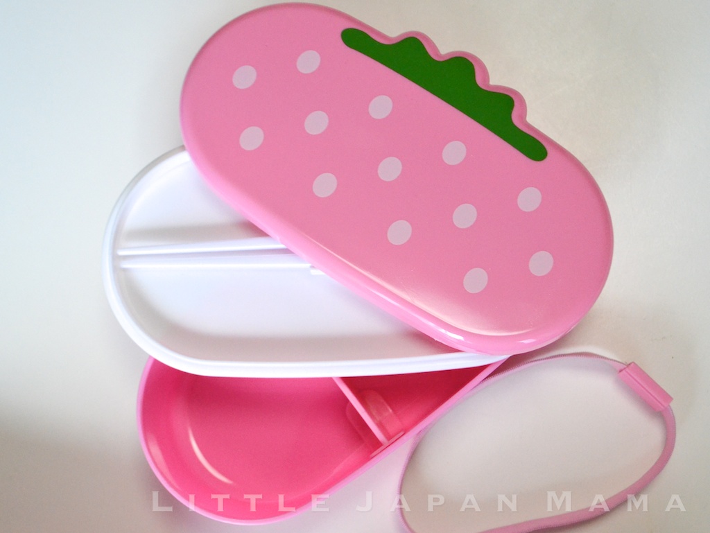 little japan mama Bento Box Set Strawberry with Matching