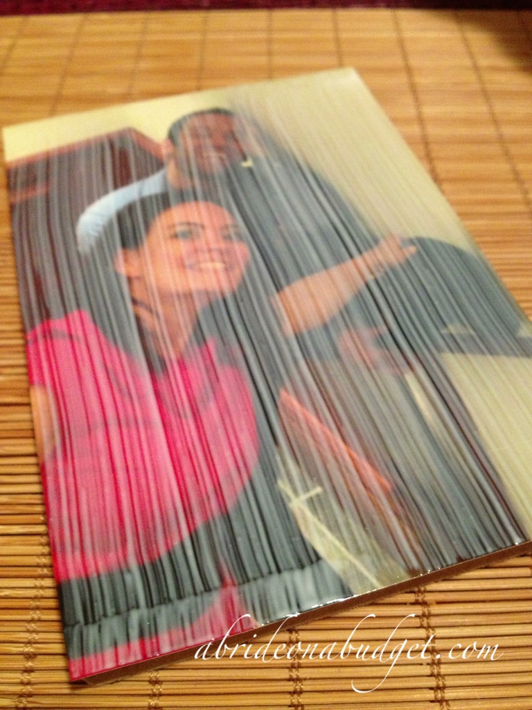 A Bride On A Budget DIY Homemade Canvas Prints