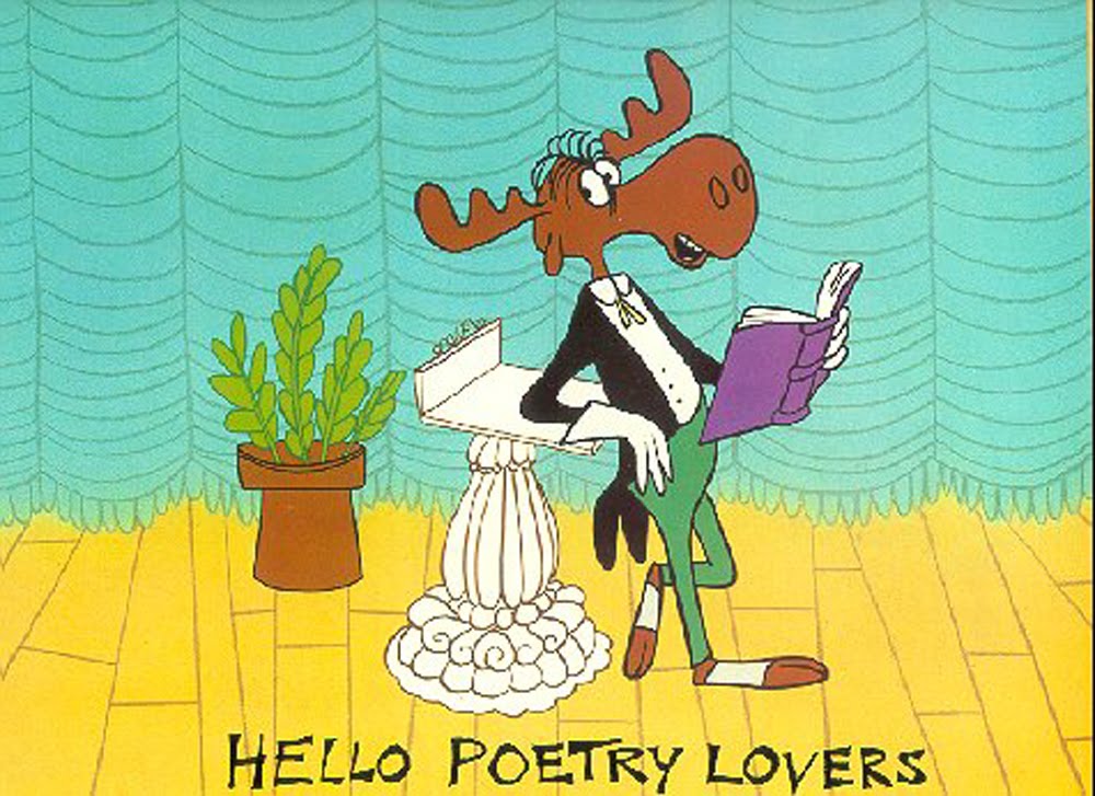 Image result for bullwinkle poetry corner
