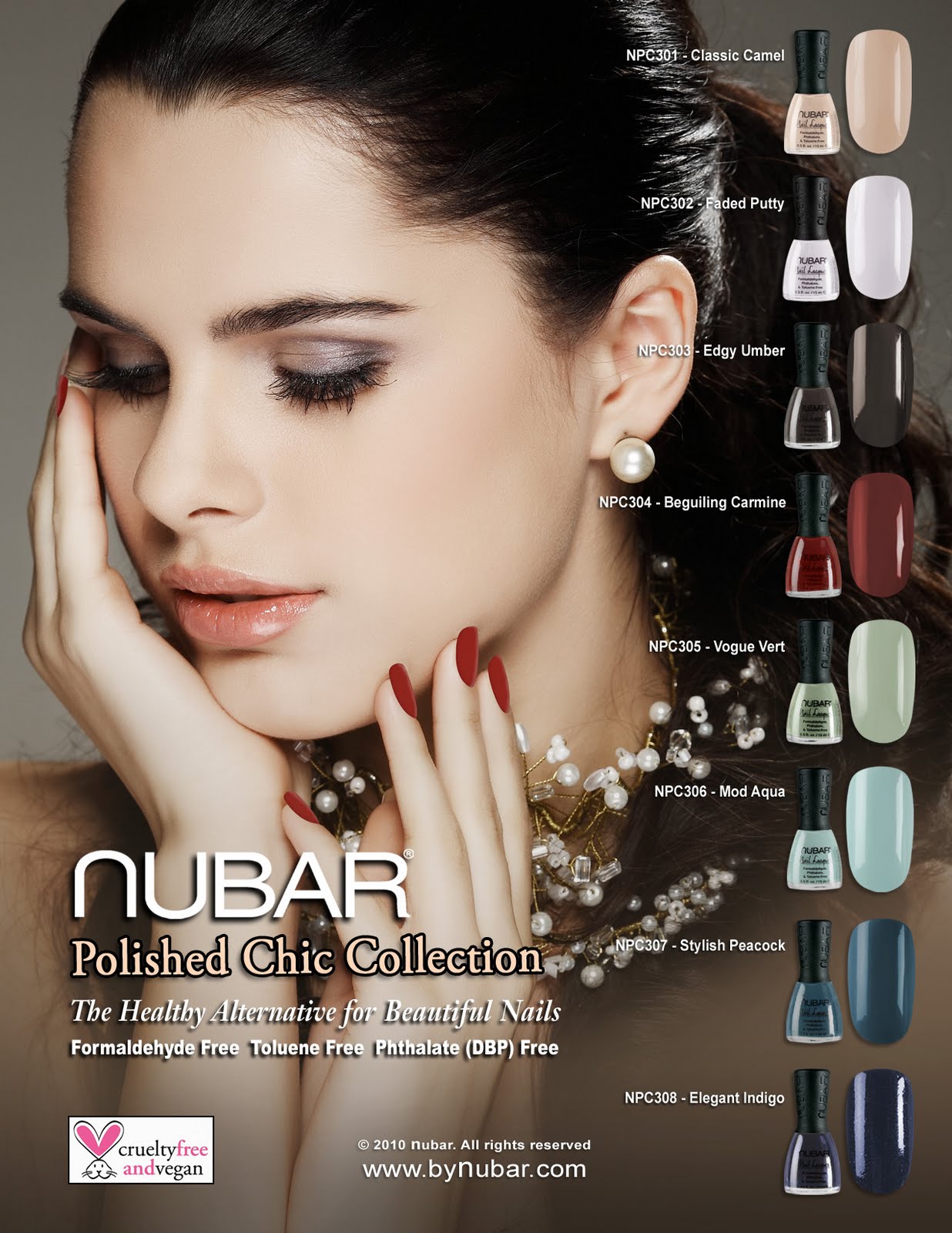 Painted Lady Fingers Nubar Polished Chic Collection Fall 2011 Preview