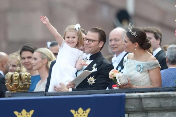 Princess Sofia and Prince Carl Philip hosted by King Carl Gustaf and Queen Silvia at The Royal Palace