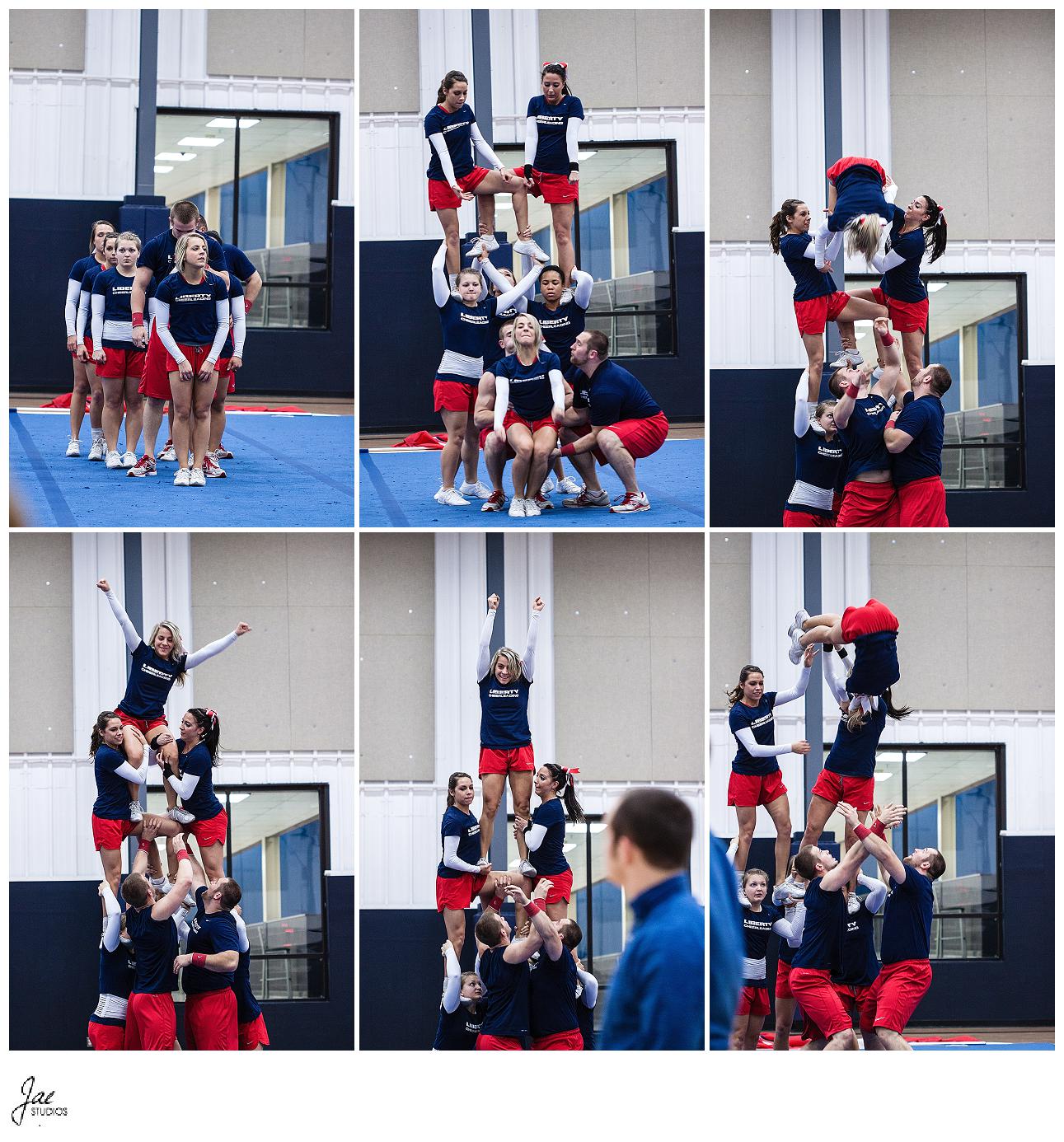 Jae Studios CHEER Liberty University Cheerleading Exhibition