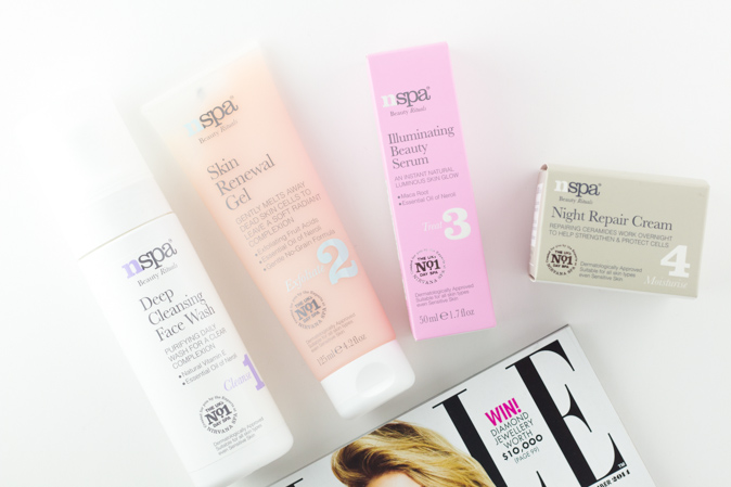 nspa skincare routine review and giveaway