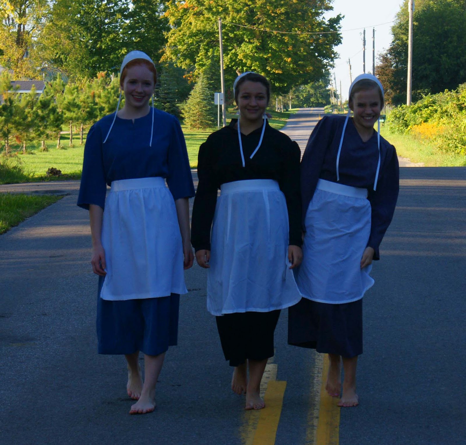 Dressing Amish.